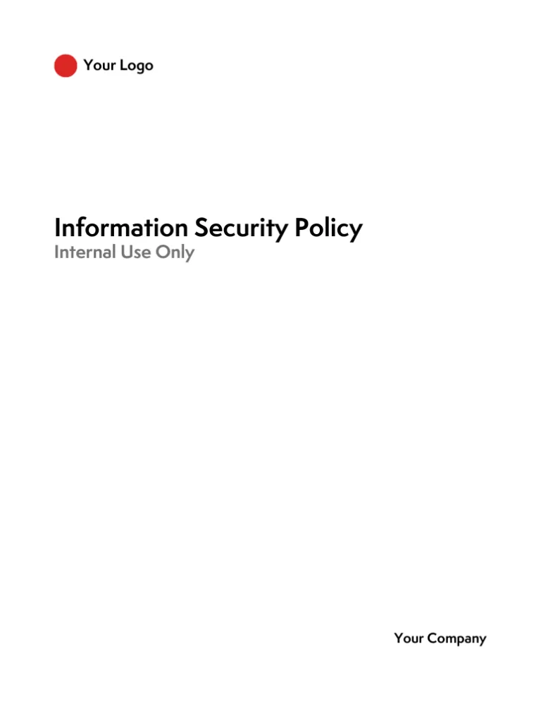 SaaS Information Security Policy